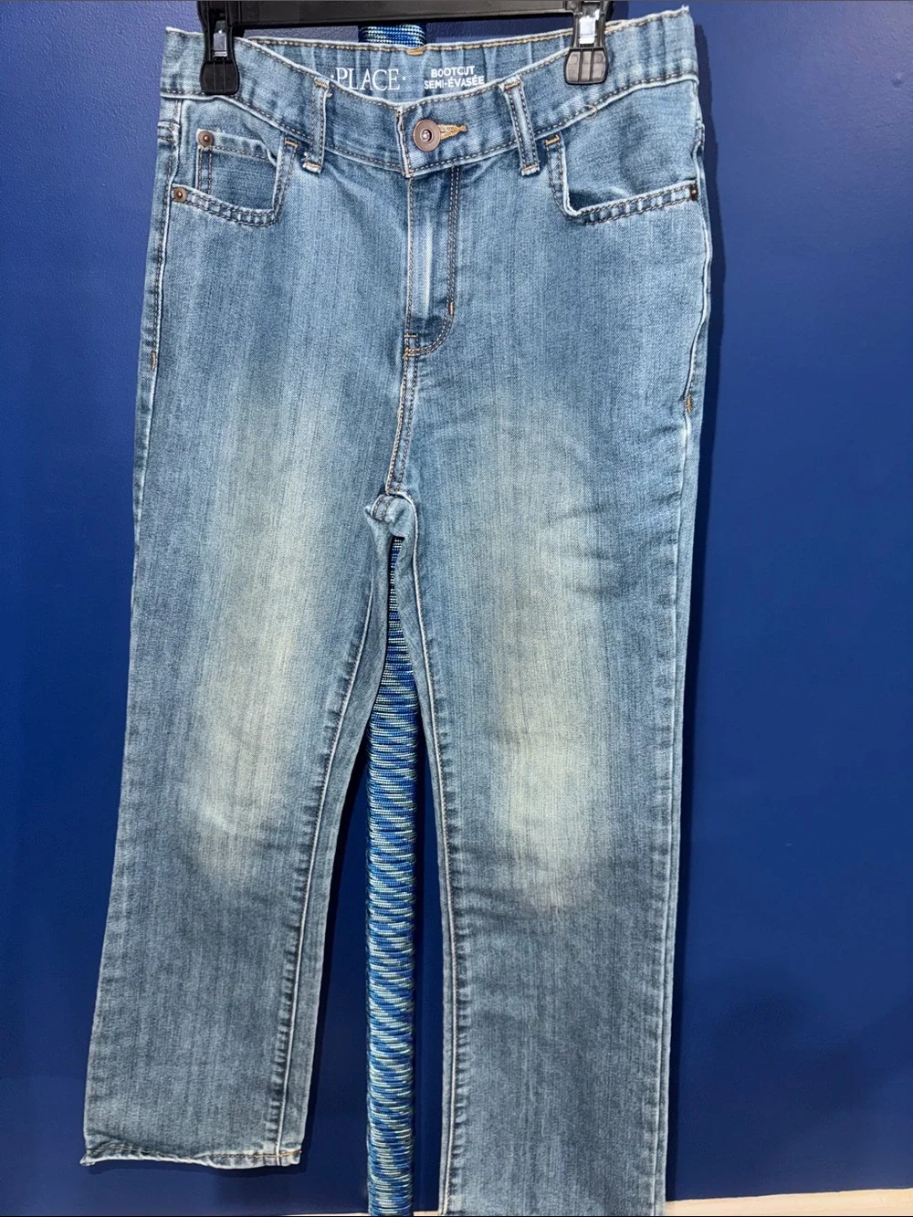 The Children’s Place- Boys Blue Faded Bootcut Jeans Size 12